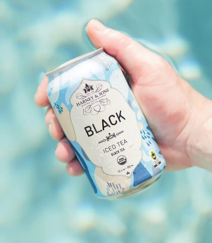 Organic Plain Black Iced Tea Cans