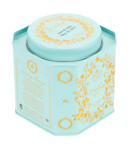 Wedding Tea, Personalized Tin of 30 Sachets